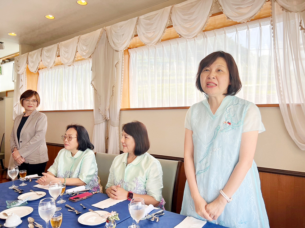 張淑玲處長肯定世華充分展現了姊妹情誼及女性的力量